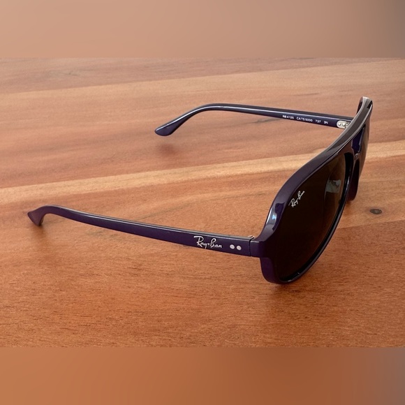 Purple Ray-Ban CATS 5000 Sunglasses - Picture 4 of 7